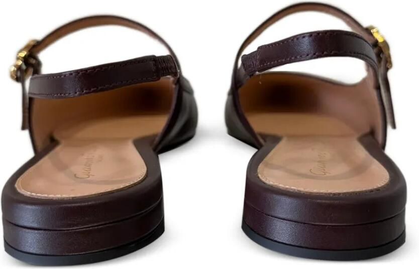 Gianvito Rossi Francoise Mary Jane ballerina's Bruin - Foto 3