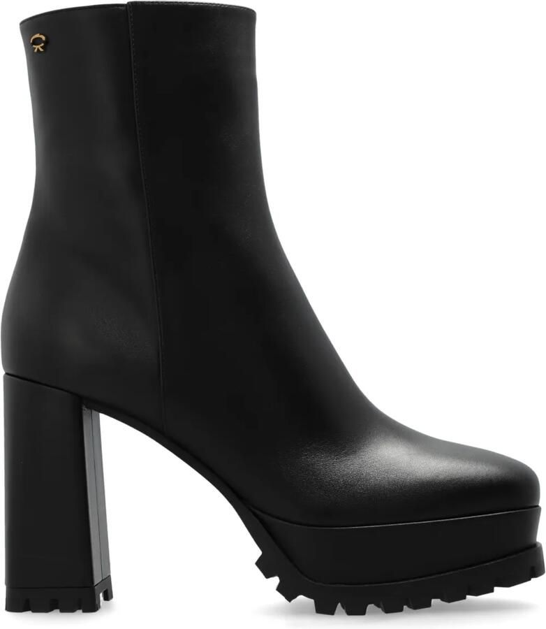 Gianvito Rossi Harlem 70 mm laarzen Zwart