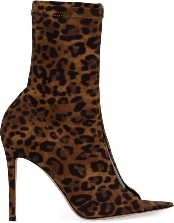 Gianvito Rossi Hiroko laarzen Bruin