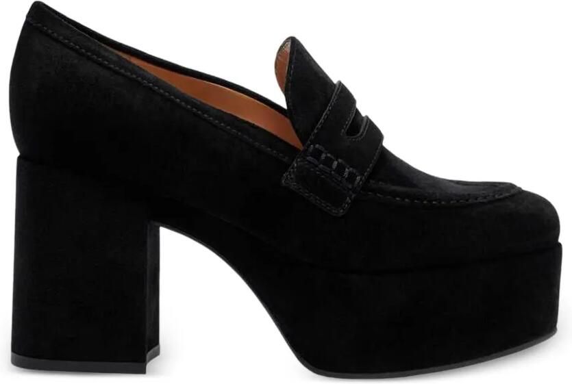 Gianvito Rossi Jenna suede pumps Zwart