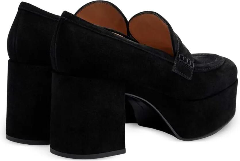 Gianvito Rossi Jenna suede pumps Zwart - Foto 5