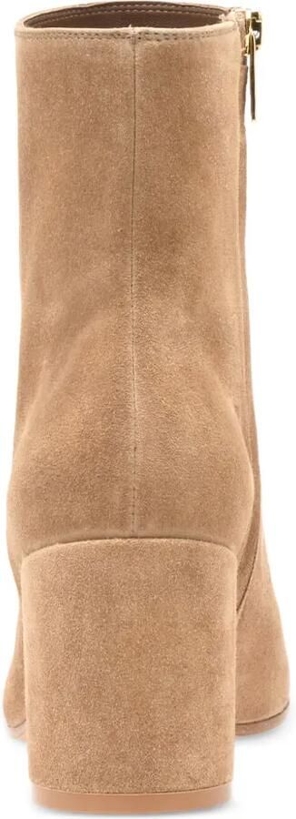 Gianvito Rossi Joelle 70mm suède enkellaarzen met blokhak Bruin - Foto 3