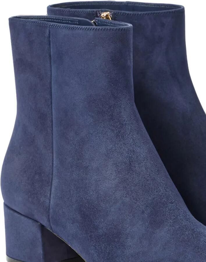 Gianvito Rossi Joelle suède enkellaarzen Blauw - Foto 2