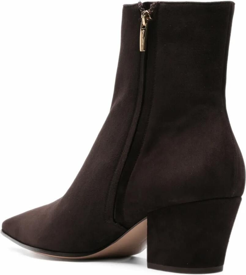 Gianvito Rossi Keinna pointed-toe ankle boots Bruin - Foto 2