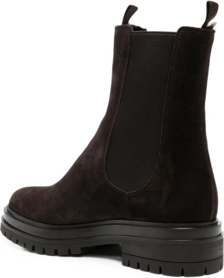 Gianvito Rossi Laarzen met chunky zool Bruin - Foto 2