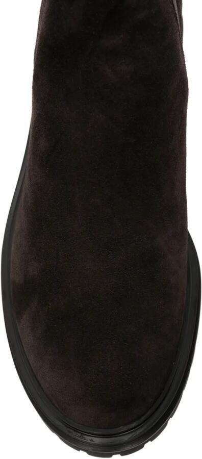 Gianvito Rossi Laarzen met chunky zool Bruin - Foto 3