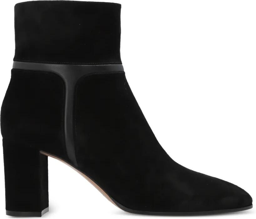 Gianvito Rossi Leren enkellaarzen Zwart