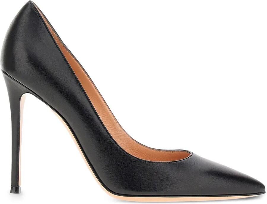 Gianvito Rossi Leren pumps Zwart