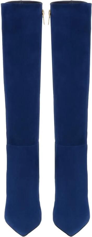 Gianvito Rossi Levy suède laarzen Blauw - Foto 3
