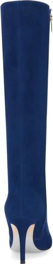 Gianvito Rossi Levy suède laarzen Blauw - Foto 4