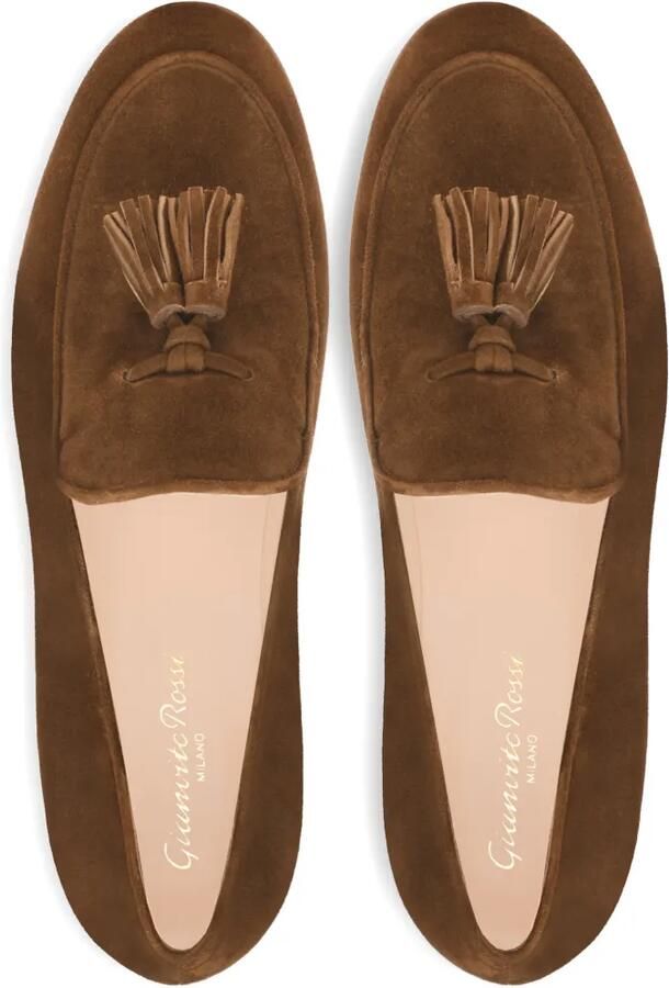 Gianvito Rossi Loafers met kwastjes Bruin - Foto 3