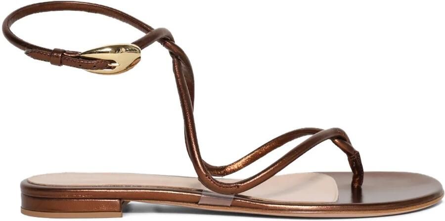 Gianvito Rossi Mamba sandalen met bandjes Bruin