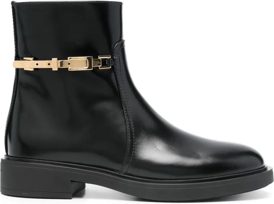 Gianvito Rossi Martine laarzen Zwart