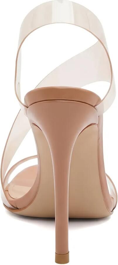 Gianvito Rossi Metropolis stiletto pumps met doorzichtig bandje Beige - Foto 2