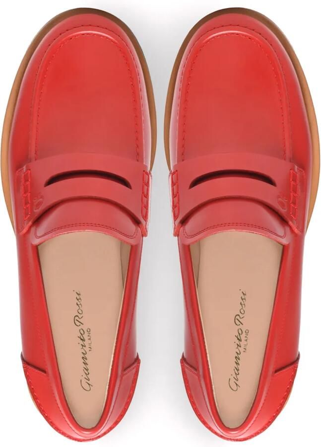 Gianvito Rossi Michael loafers Rood - Foto 2