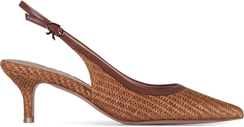 Gianvito Rossi Mincora leren pumps Bruin
