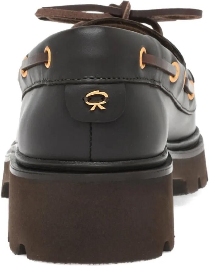 Gianvito Rossi Olone loafers met veters Bruin - Foto 3