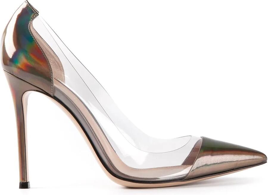 Gianvito Rossi 'Plexi' pumps Metallic - Foto 2