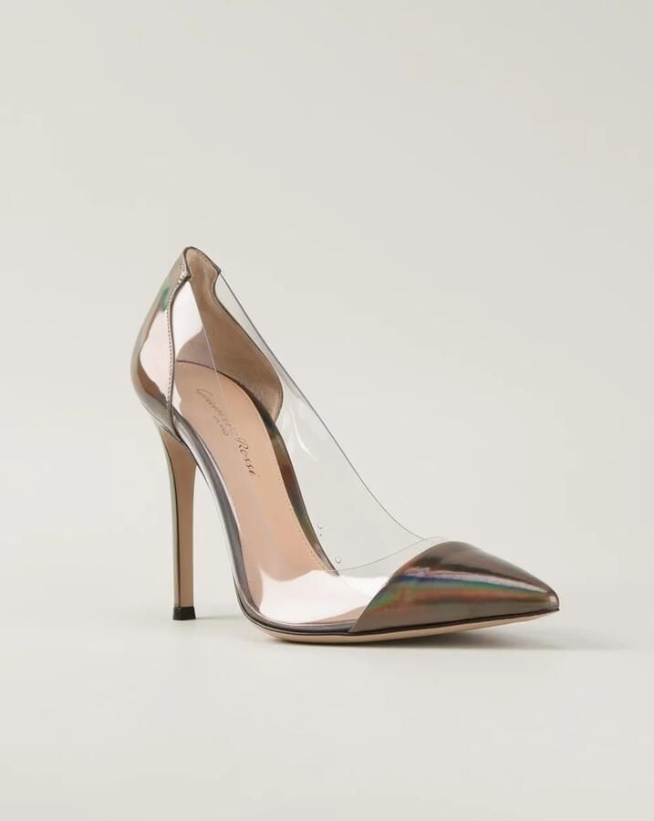 Gianvito Rossi 'Plexi' pumps Metallic - Foto 3