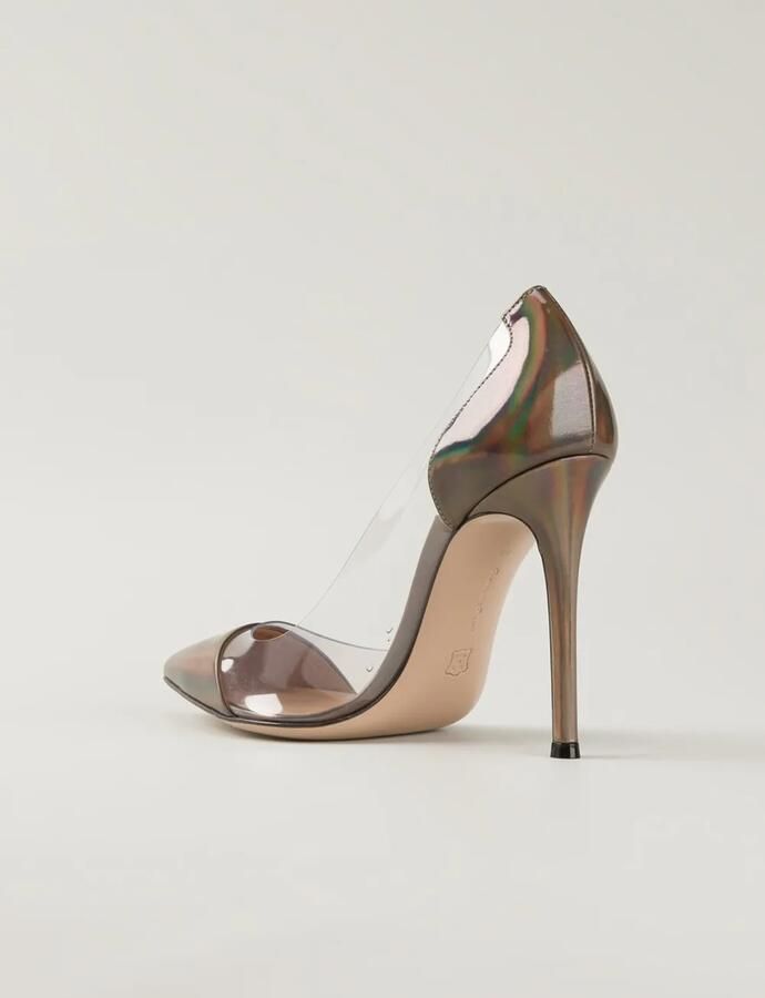 Gianvito Rossi 'Plexi' pumps Metallic - Foto 4