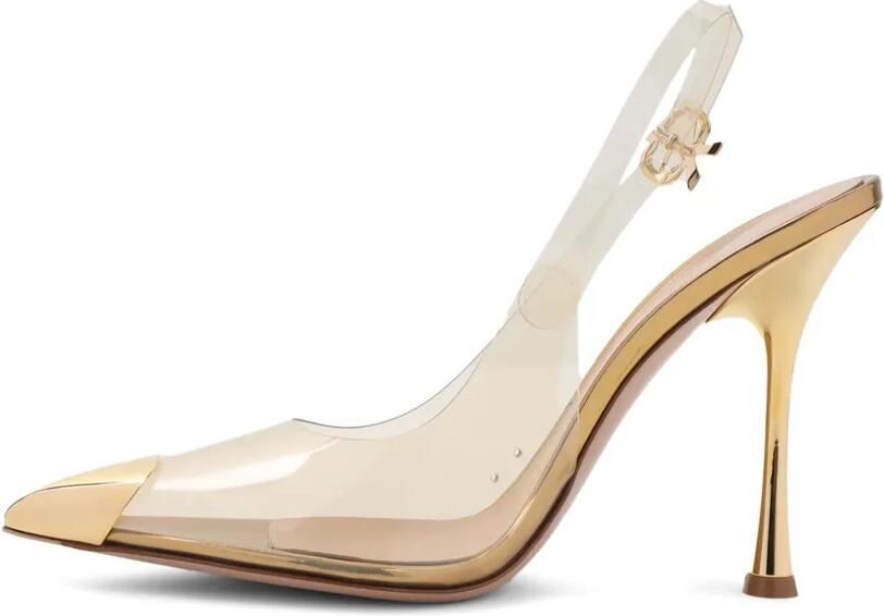 Gianvito Rossi Plexi pumps Wit - Foto 4