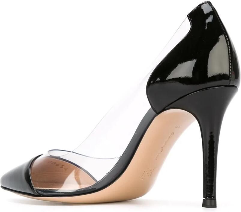 Gianvito Rossi 'Plexi' pumps Zwart - Foto 2