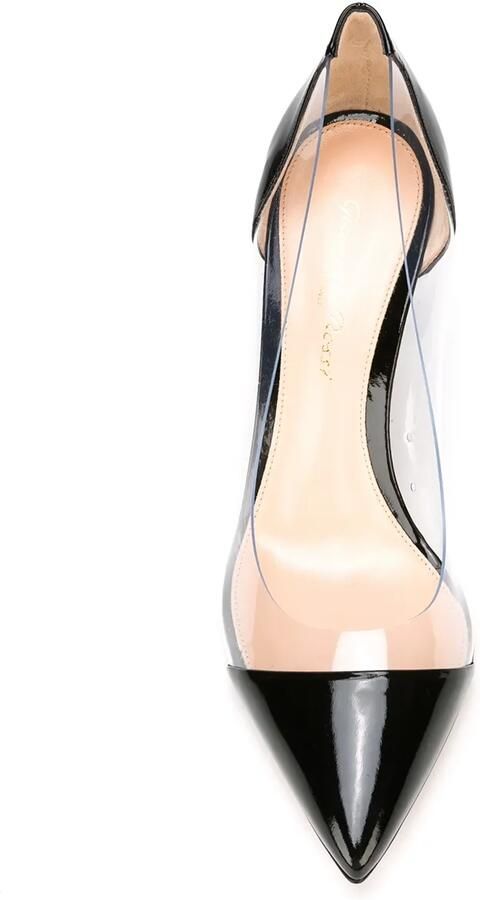 Gianvito Rossi 'Plexi' pumps Zwart - Foto 4