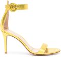 Gianvito Rossi Portofino 85 mm metallic sandalen Geel - Geel