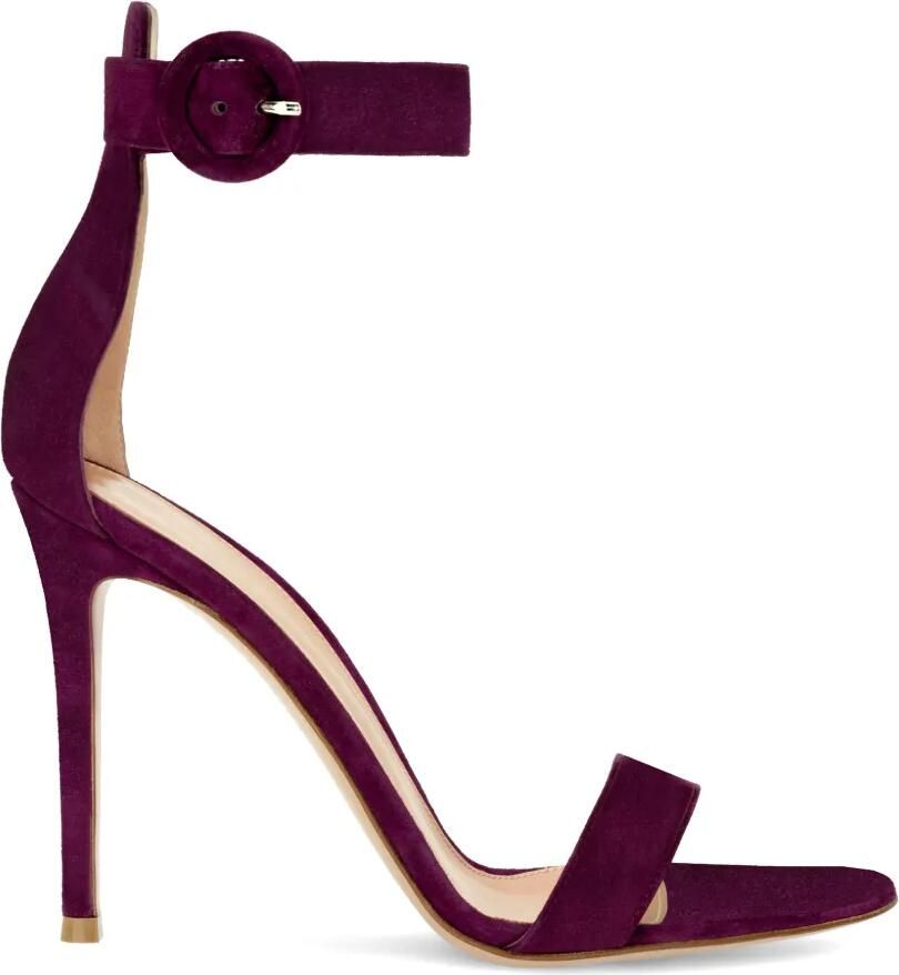 Gianvito Rossi Portofino sandalen met hak Paars