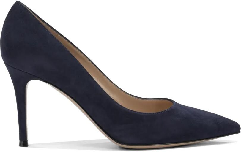 Gianvito Rossi Pumps met puntige neus Blauw