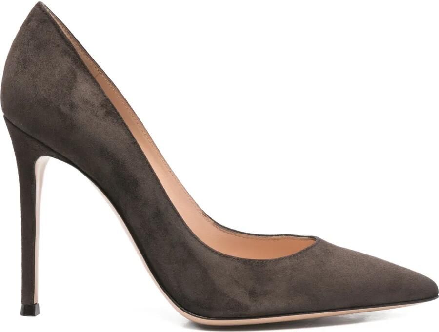 Gianvito Rossi Pumps met puntige neus Bruin
