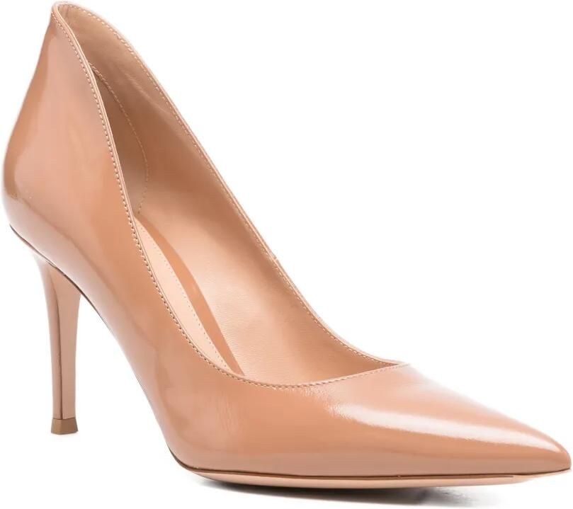 Gianvito Rossi Pumps met puntige neus Bruin - Foto 3