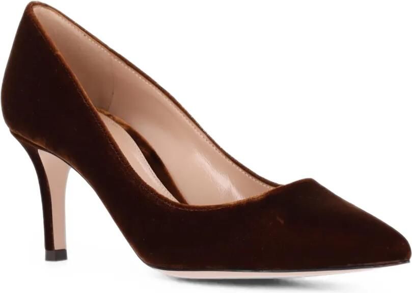 Gianvito Rossi Pumps met puntige neus Bruin - Foto 2