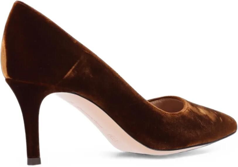 Gianvito Rossi Pumps met puntige neus Bruin - Foto 3