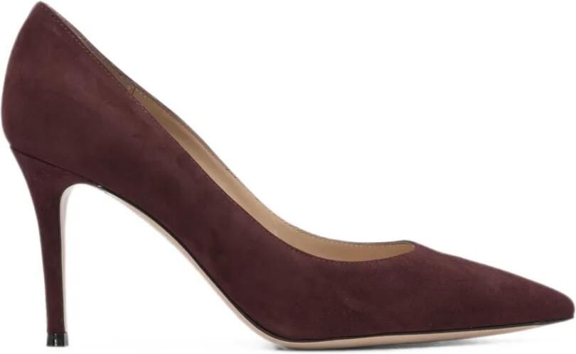Gianvito Rossi Pumps met puntige neus Bruin