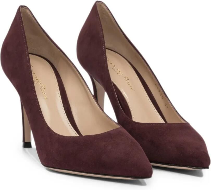 Gianvito Rossi Pumps met puntige neus Bruin - Foto 3