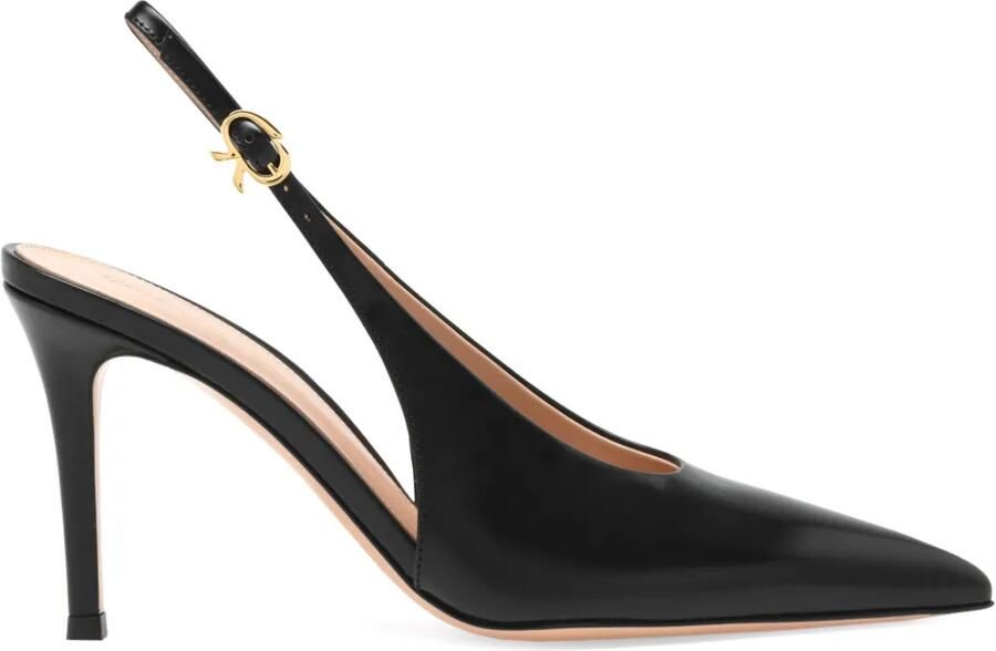 Gianvito Rossi Robbie 85 slingback pumps Zwart
