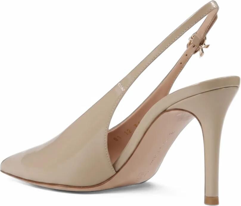 Gianvito Rossi Robbie Sling pointed-toe pumps Beige - Foto 3