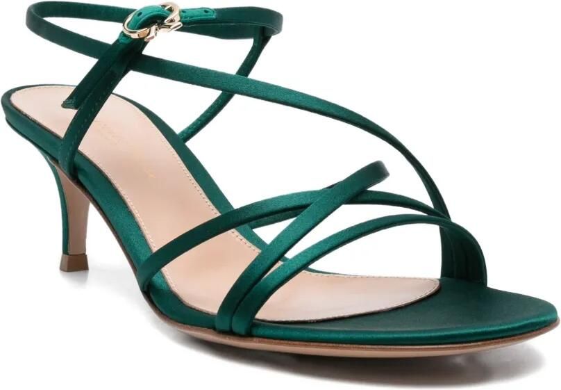 Gianvito Rossi Sandalen met gekruiste bandjes Groen