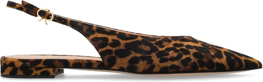 Gianvito Rossi Sandalen met luipaardprint Bruin