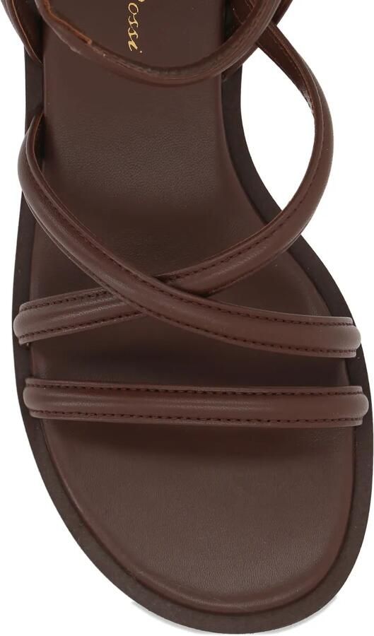 Gianvito Rossi Sandalen met plateauzool Bruin