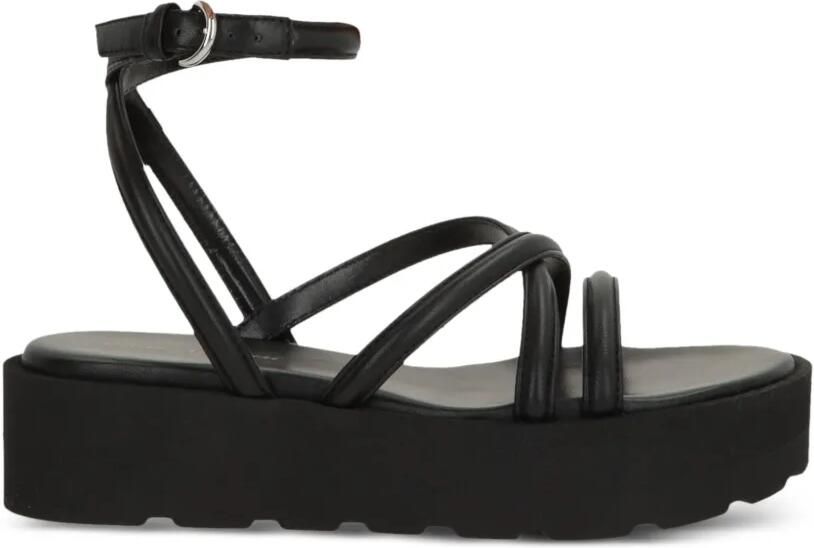 Gianvito Rossi Sandalen met plateauzool Bruin