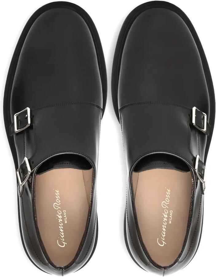 Gianvito Rossi SCOTT leren loafers Bruin - Foto 2