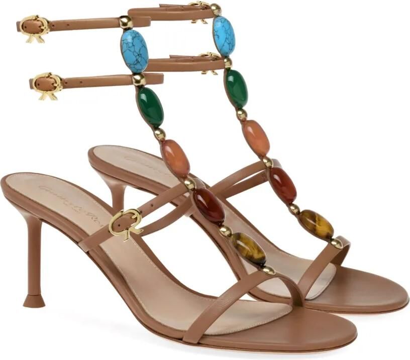 Gianvito Rossi Shanti 70 sandalen Bruin