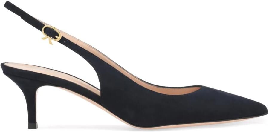 Gianvito Rossi Sling pumps met lint Blauw