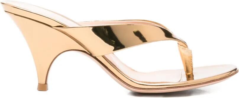 Gianvito Rossi Sofia 70 sandalen Goud
