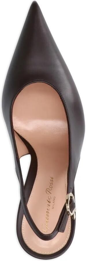 Gianvito Rossi Sofia 95 pumps met puntige neus Bruin