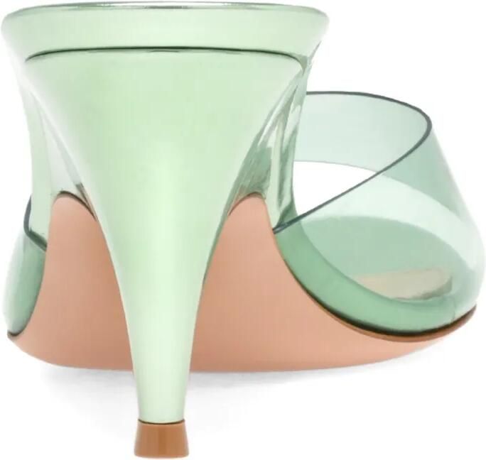 Gianvito Rossi Sofia muiltjes met kegelhak Groen - Foto 3