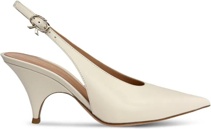 Gianvito Rossi Sofia slingback loafers Beige