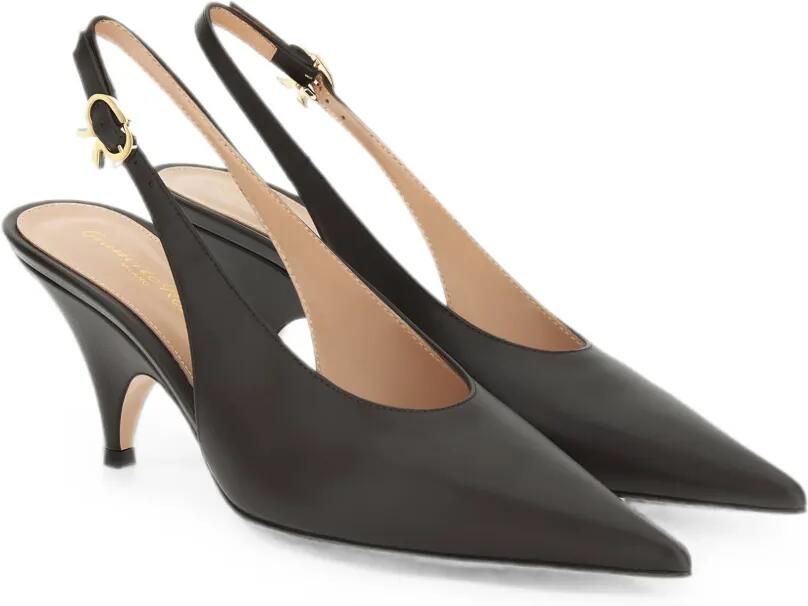Gianvito Rossi Sofia slingback pumps Bruin - Foto 3
